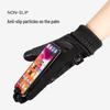 Men's Winter Cycling Pigskin Touchscreen Gloves