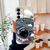 For Samsung Galaxy A37 A57 A17 A07 Phone Case Cute Astronaut Smooth Liquid Silicone Full Coverage Anti Drop Soft Durable Bumper