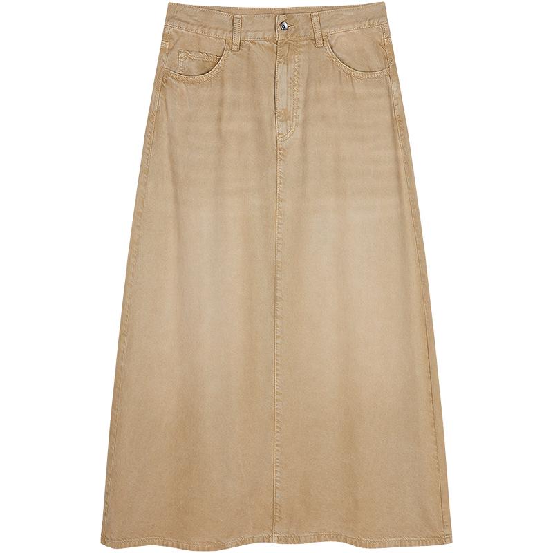 JNBY 2026 Spring Casual A-line Denim Skirt XS