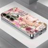 Gold-plated Tempered Glass Phone Case, Compatible Galaxy S26 S25 S24 S23 S22 Ultra Plus. Features a Book and Flower Design.