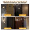 Wired Doorbell Push Button LED Lighted Door Bell Universal Metal Door Bell  Home