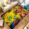 Neymar Jr Carpet Rug for Living Room Bedroom Home Sofa Decoration,Kids play Non-slip Floor Mat
