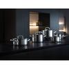 WMF (WMF) Double-handled shallow saucepan, 20cm, IH and gas stove compatible, matte finish, heavy-duty design, "Gourmet Plus Low Casserole," stainless