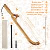 Sourdough Bread Knife Sturdy Bagel Cutter Convenient Wood Serrated Bread Slicer Versatile Wood Bread Bow Knife Ergonomic Bread