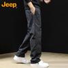 Jeep Men's Spring Autumn Cargo Straight-Leg Pants