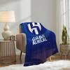 Hot Al H-Hilal S-SFC Football Blanket Soft Comfortable Nap Plush Suitable For Iiving Room Office Bedroom Birthday Home Kid Gift