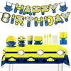 Despicable Me Minions Birthday Party Decor & Tableware Set