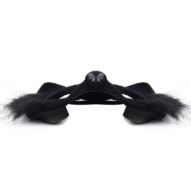 1 Stück Halloween Maskenball Tiermaske Party Halbgesichts-Fuchsmaske Halloween Cosplay Requisiten