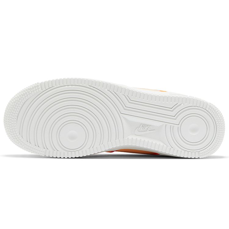 Nike Air Force 1 07 LX Canvas Wrap Non-Slip Durable Low-Top Skate Shoes Women Sneaker White Orange DD0226-800