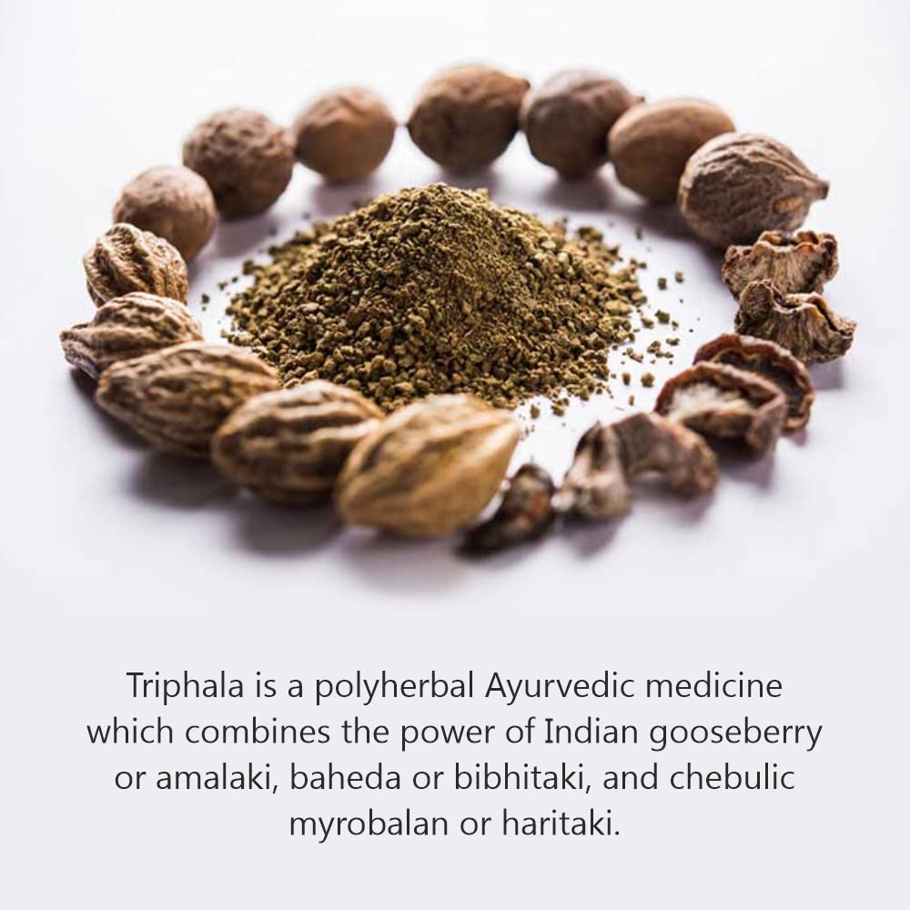 Jain Triphala Tablet 500 mg 3 Pack 100 Count Digestive Support Natural Health Supplement