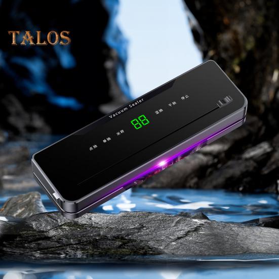 Vacuum Sealer with Strong Suction Power High-Speed Motor Fast Pumping Waterproof Touch Screen Design EU Plug Automatic Sealing Machine