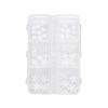 6-Grid Mixed Christmas Alloy Nail Art: Snowflakes & Trees DIY Accessories