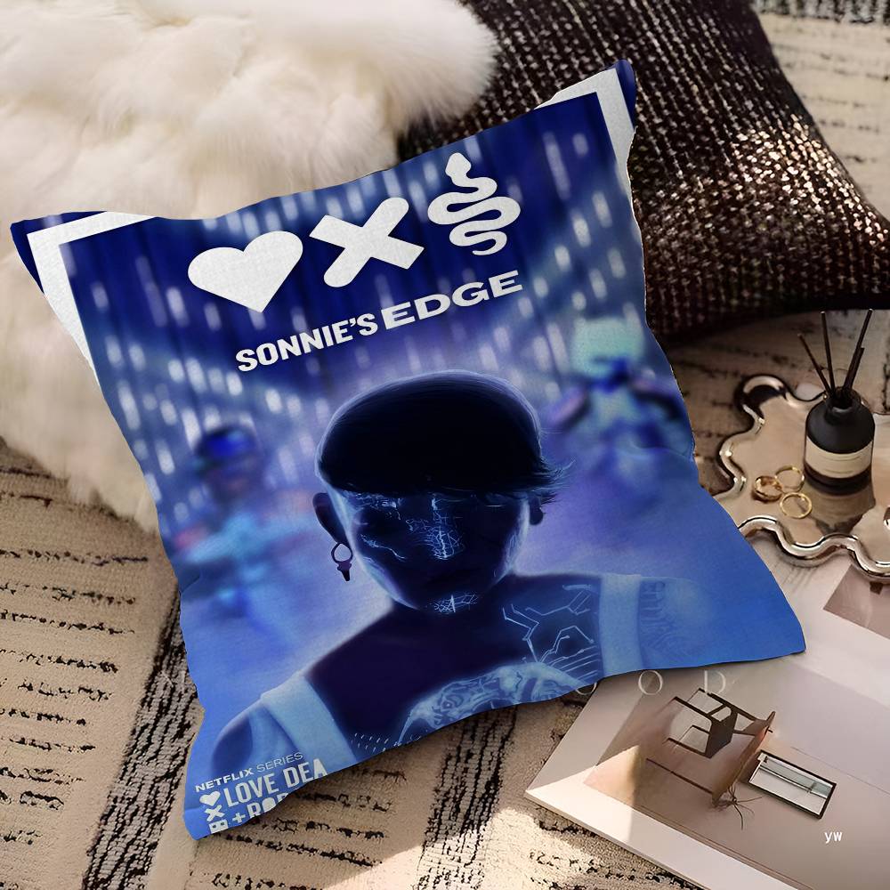 Love Death and Robots Pillow Cover Design cushion Cover decor Holiday Decorati