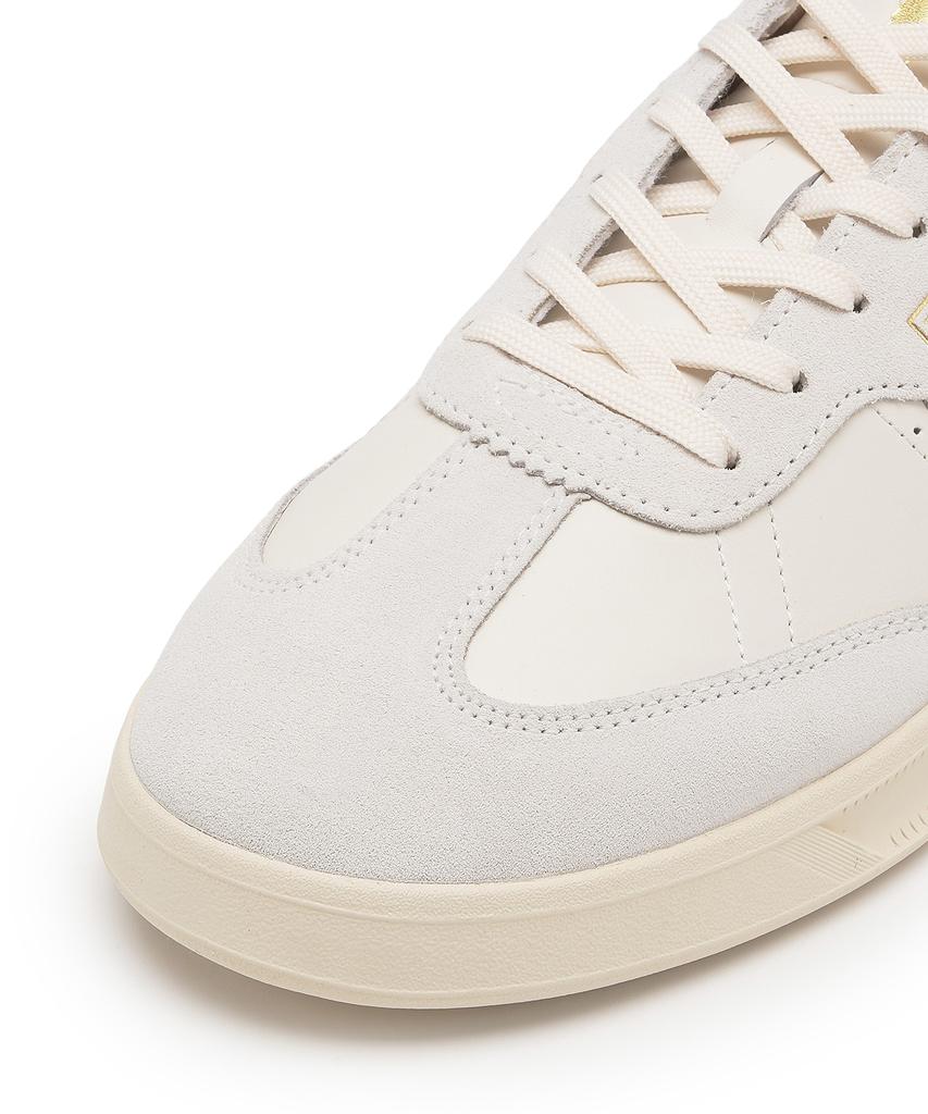 Polo Ralph Lauren Heritage Aera Leather Suede Sneakers - White