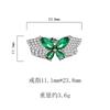 Jewelry Rings Accessories Butterfly Shaped Design Full Micro Inlaid Fashion High-end Sense Versatile Women's