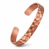 Adjustable Copper Bracelet Waterproof Bangle Jewelry Stylish Unisex Bracelet  for Men and Women