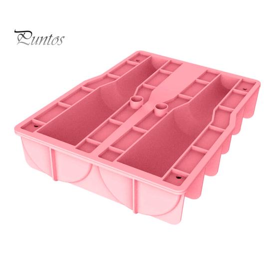 

Силиконовый лоток для льда для стаканов объемом 40 унций. Полая цилиндрическая форма для льда с крышкой. Медленно тающие кубики льда. Многоразовый льдогенератор для охлаждения напитков, кофе, сока, виски. розовый