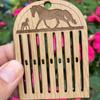 Wooden Portable Weaving Loom Rigid Heddle Backstrap Loom Kit For Beginner For Making Bracelets, Bags, Belts & Camera Straps
