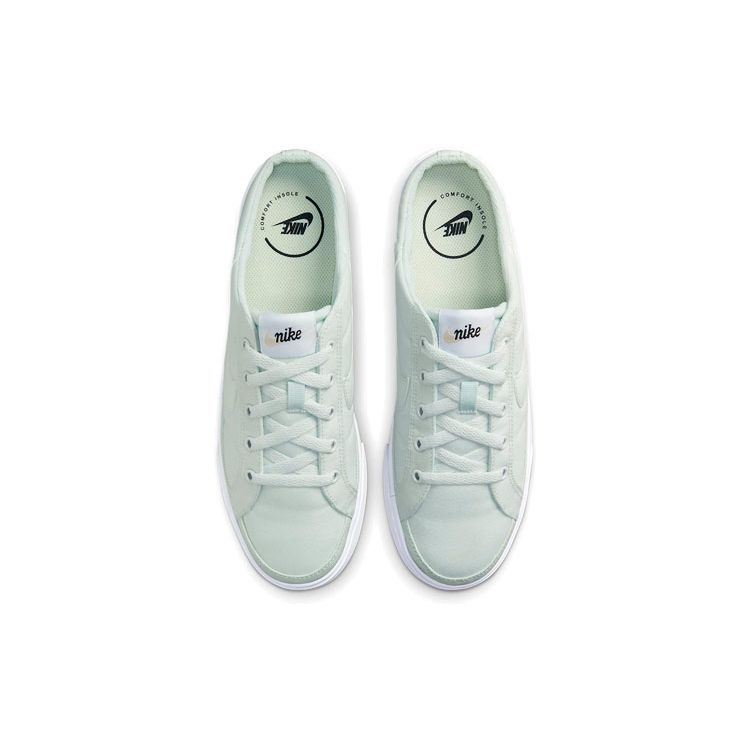 Nike Court Legacy Mule Simple Comfortable Slip-On Half-Slip Casual Low-Top Skate Shoes Women Sneaker Light-Green DB3970-300