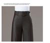 Damen Lederhose mit hohem Bund - Herbst/Winter 2025 Mode: Schlanke Passform, Weites Bein, Vielseitig, Lässig, Lange Hose.