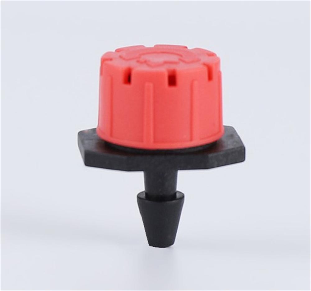 

10 PCS Adjustable Irrigation Drippers Sprinklers Eight-Hole Riding Hood Dripper Micro Drip For Watering System Watering Pot 10PCS RED