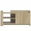 Coffee Table Sonoma Oak 100x50x50 cm Particleboard
