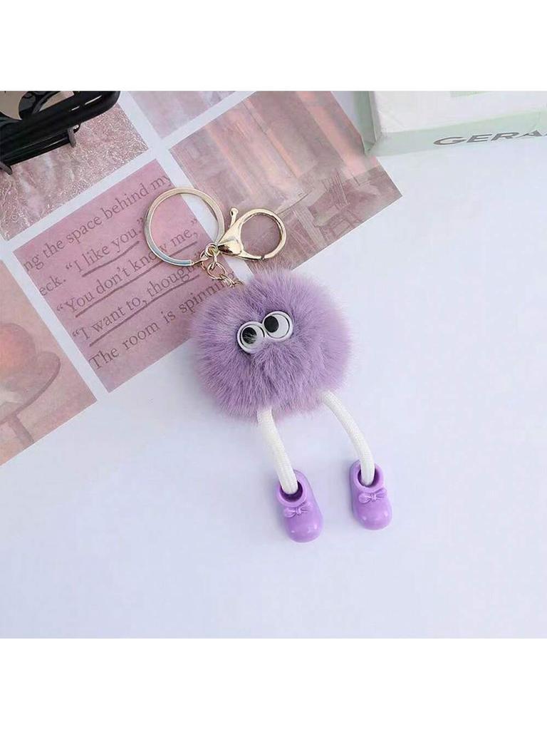 Cute Plush Keychain for Bags Backpacks Fluffy Kawaii Bag Charm Pendant Y2K Coquette Gift for Women Girls Thanksgiving Christmas