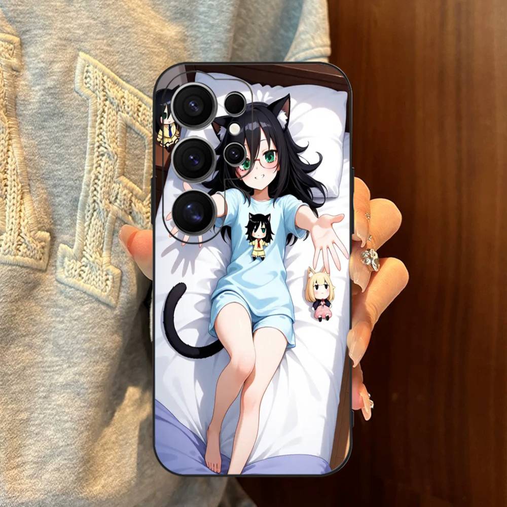 Watamote K-Kuroki T-Tomoko Phone Case For Samsung S 24 Fe 25 Ultra Plus 20 Lite 21 30 22 23 24 22 Ultra 5G Fundas