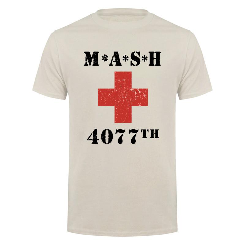4077th Mash 4077 Alan Alda War T Shirt Unisex Cotton T Shirts Mash Short Sleeve Tee Shirt Cool Clothing Da100