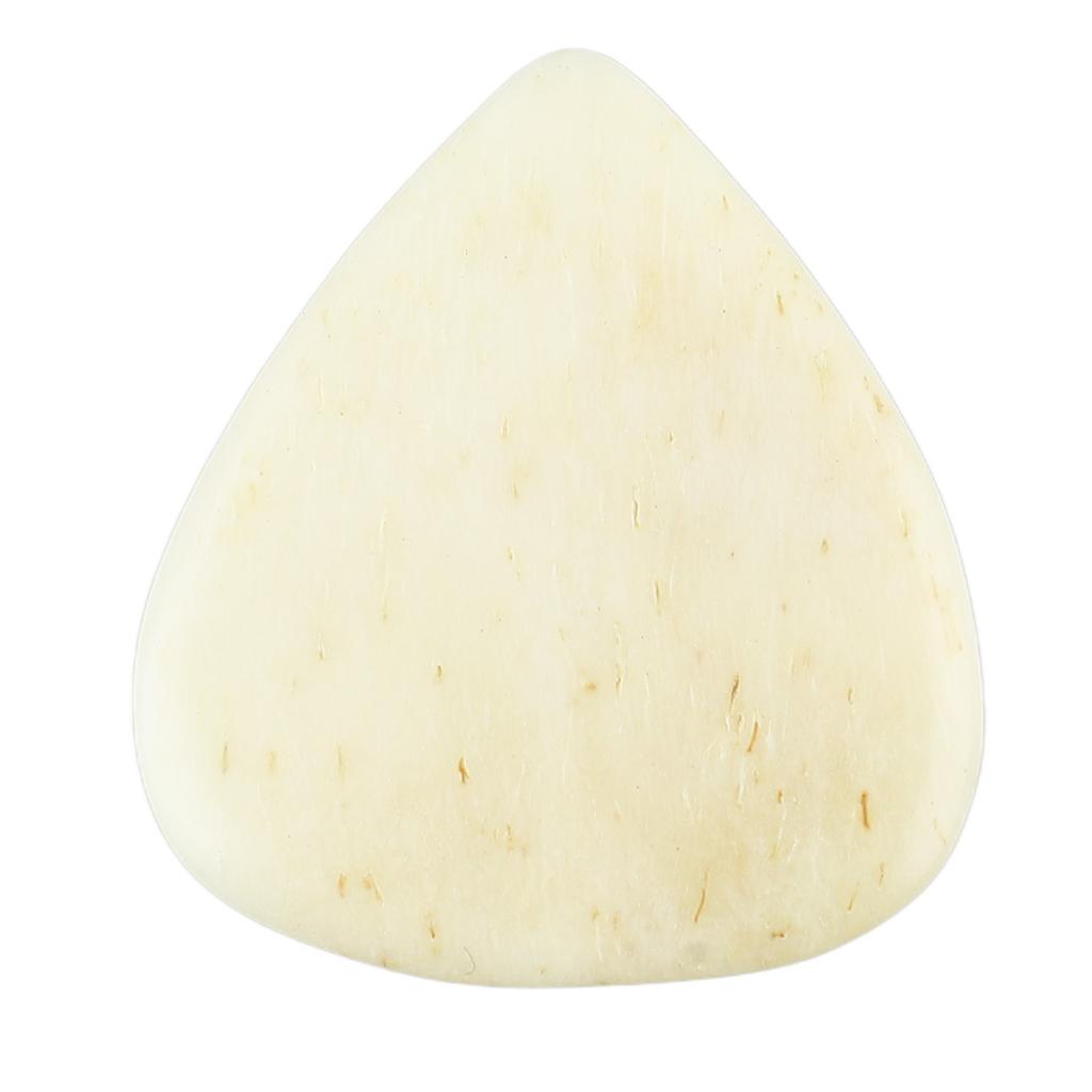Guitar Pick Ox Bone Skidproof Easy Playing Plucking Pick Accessory for Performance Flat Surfaces