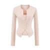Women's Pure Desire Sheer Round Neck Cardigan & Slimming Camisole Two-Piece Set