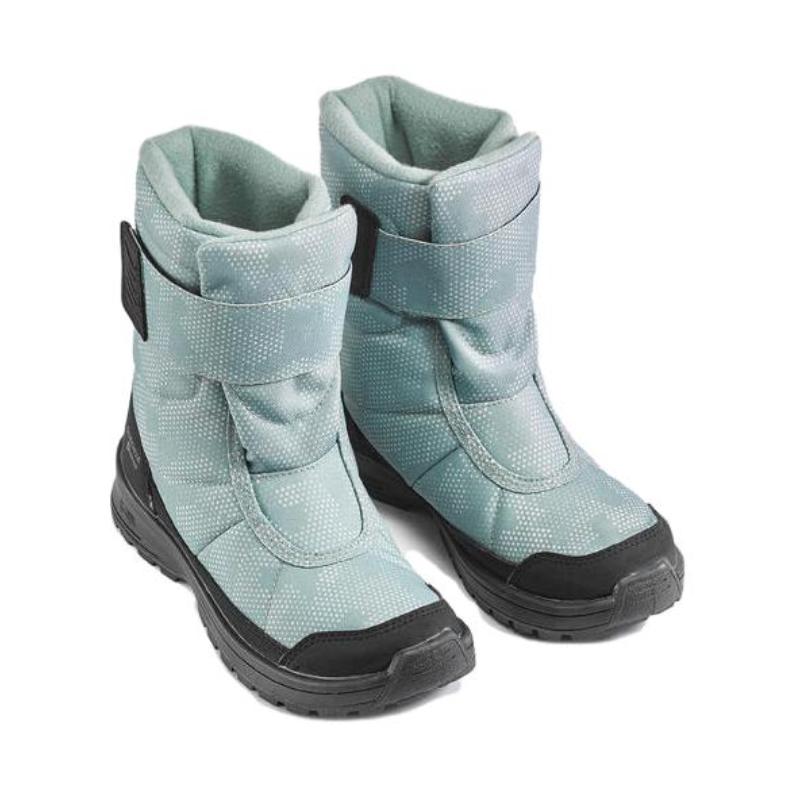 DECATHLON SH100 Hiking Wear-Resistant Warm and Waterproof Children's Boots Cyan Kids'