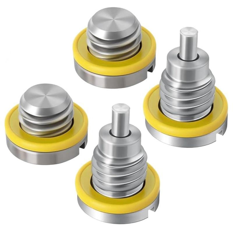 A51K-For Mercury Mercruiser Outboard Engine Lower Unit Drain Plug Set(2Pcs) For Gear Case O/Bs With Magnetic& Non-Magnetic Screw как