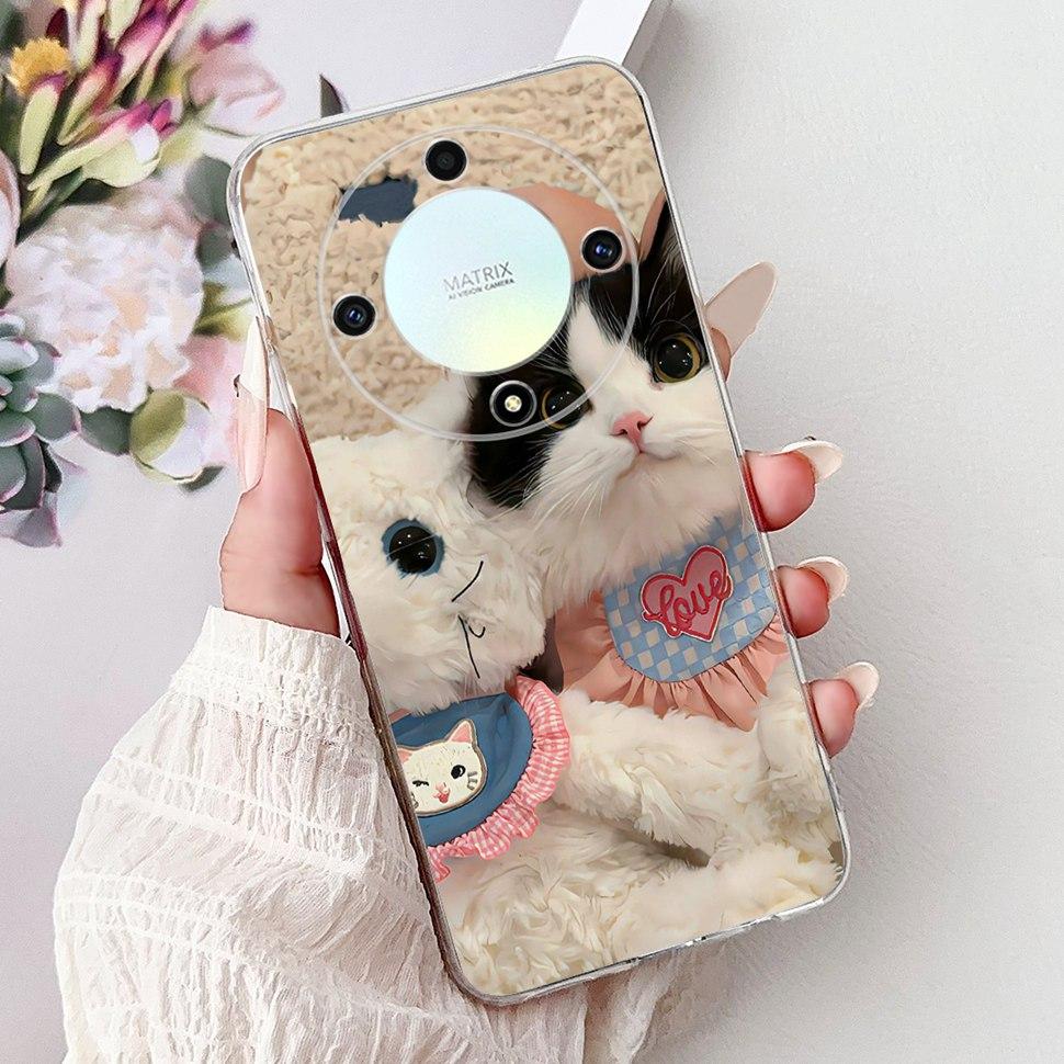 For Honor X9a 5G Case RMO-NX1 Beautiful Butterfly Soft Silicone Phone Cases For Honor X 9a X9a 2022 Back Cover Bumper 6.67"