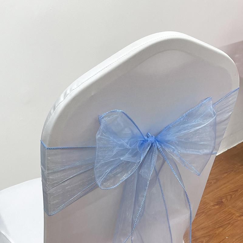 

1 Pcs Lace Chair Sashes Elegant Premium Quality Chair Ribbons Bows Chairs Tie Back Chairs Decoration For Wedding Banquet Party