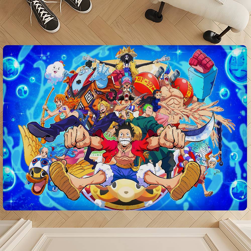 Shonen Anime O-One P-Piece Floor Mat Rectangle Anti-slip Home Soft Badmat Front Door Indoor Outdoor Mat Hotel Decor Mat