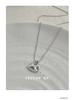 Cuiyan S925 Silver Rocking Horse Crushed Ice Necklace - Women's 2025 Light Luxury Clavicle Chain