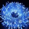 50M/100M LED String Lights Silver Wire Fairy Lights Christmas Garland For Outdoor Wedding New Year Tree Terrace Party Decoration