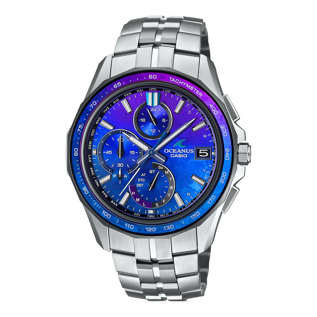 Casio Men's 100M Water Resistant Quartz Watch OCW-S7000C-2A