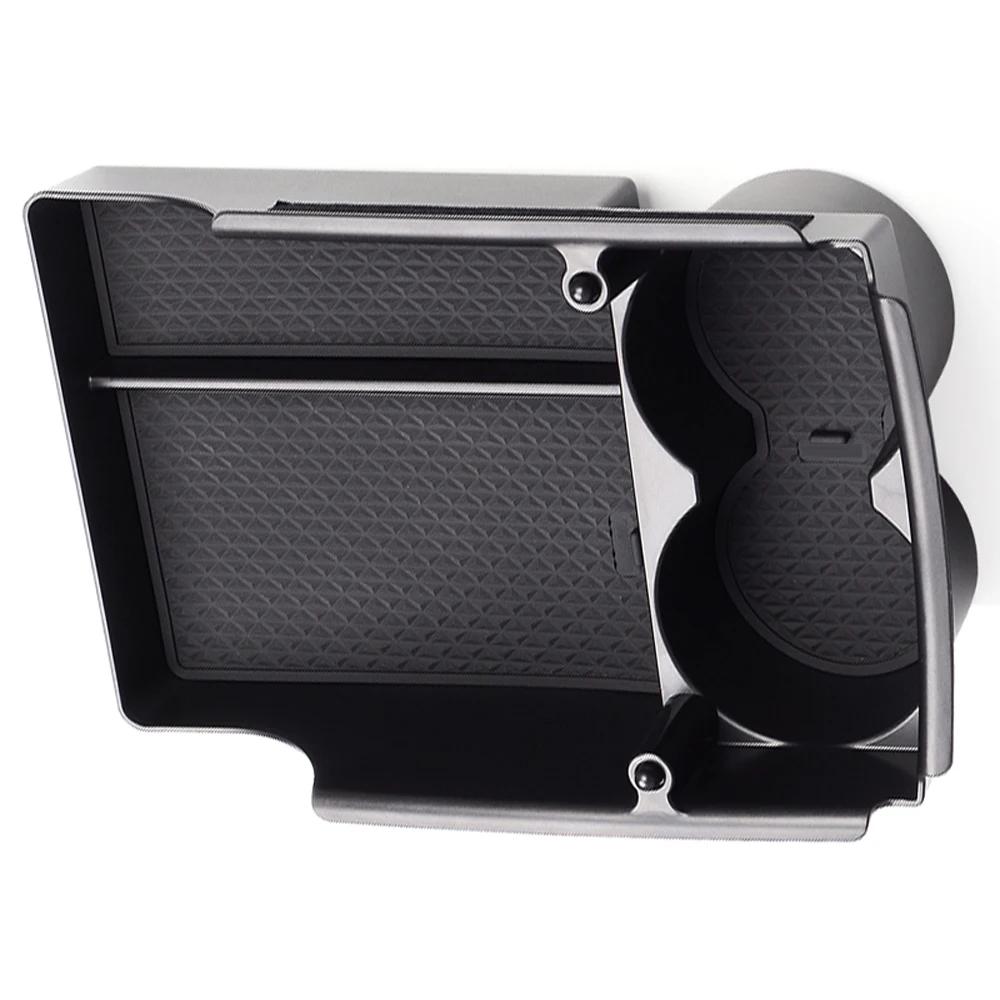 Car Center Console Armrest Storage Box Tray Organizer Anti-Slip Mats Storage Tidying For Tesla MODEL X MODEL S NEW