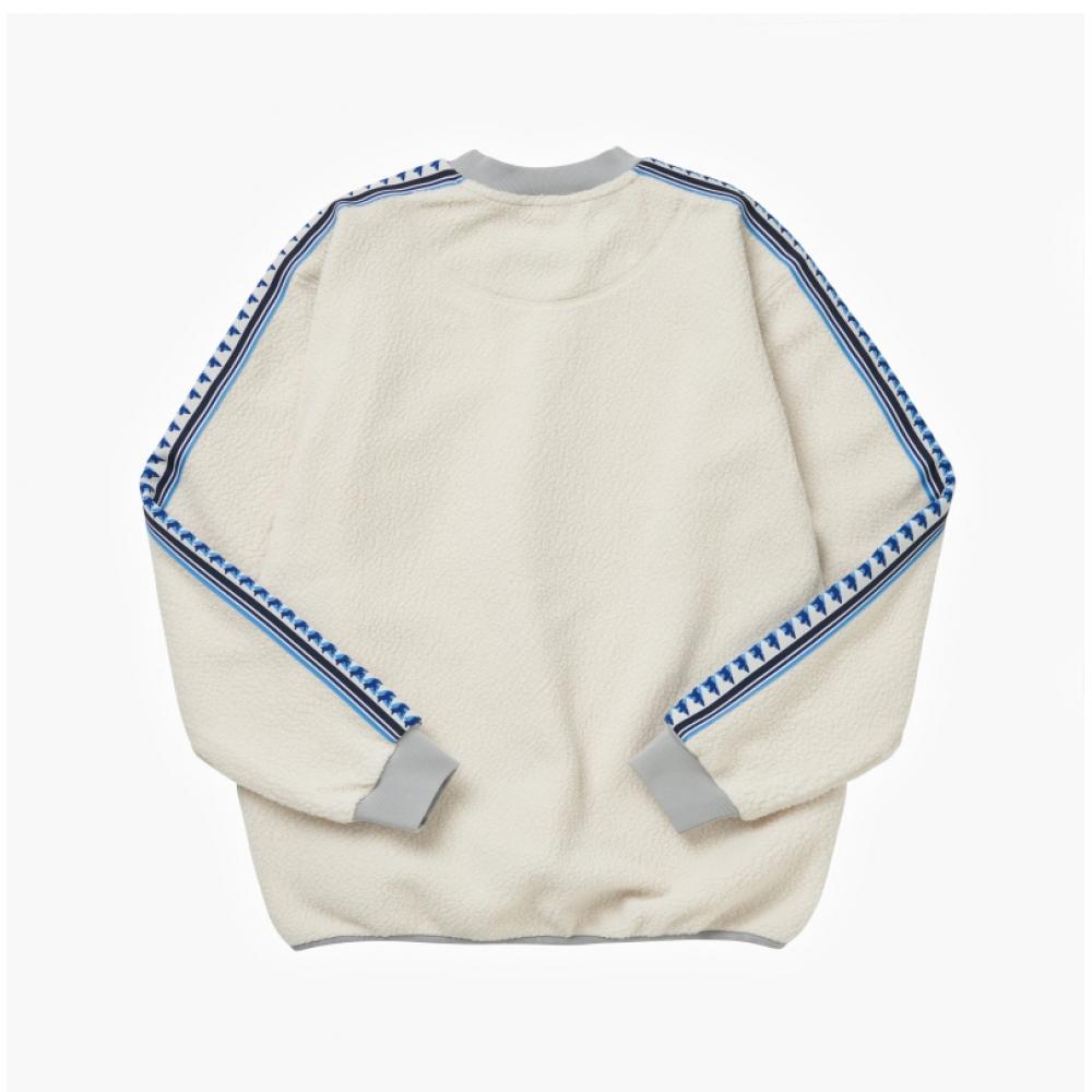 Maison Kitsune 5743281906 030 Maison Kitsune X   Wonder foX Logo Patch Public Sweatshirt