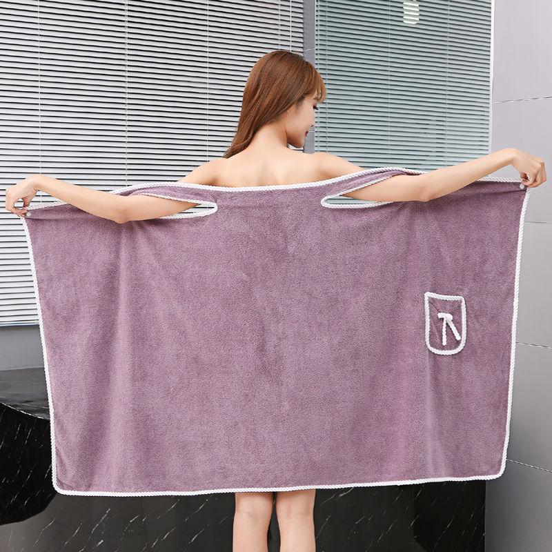 

Versatile Coral Fleece Bath Skirt: Absorbent, Quick-Drying, Non-Shedding, Wearable, Large Size S
