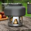Portable Mini Alcohol Camping Stove