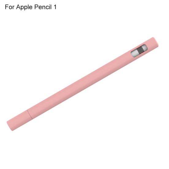 

Solid Color Silicone Cap Nib Protective Cover Stylus Pen for Apple Pencil 46024 for Apple Pencil 1 рожевий