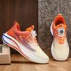 Men's Shoes Mesh Breathable Youth Casual Sports Shoes Rotating Button Lace-Free Non-Slip Running Shoes