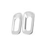 Instrument L&R Air Outlet Vent Frame Trim For Volvo XC40 2019-2023 Matte Silver