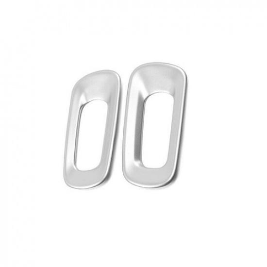 Instrument L&R Air Outlet Vent Frame Trim For Volvo XC40 2019-2023 Matte Silver