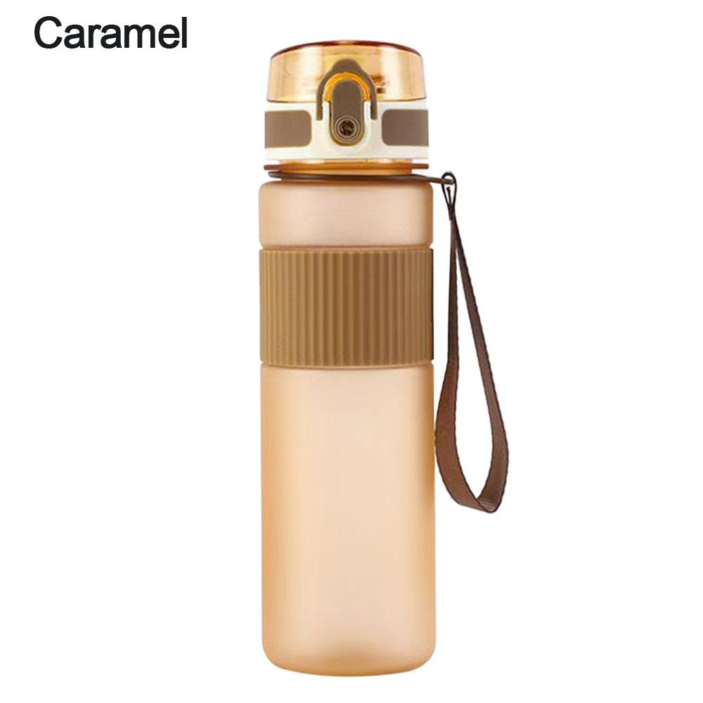 Lifting Rope 550ML Sports Water Bottle Large Capacity Plastic Drink Cup Leak-Proof Portable Sports Gym Fitness Jugs Travel Use