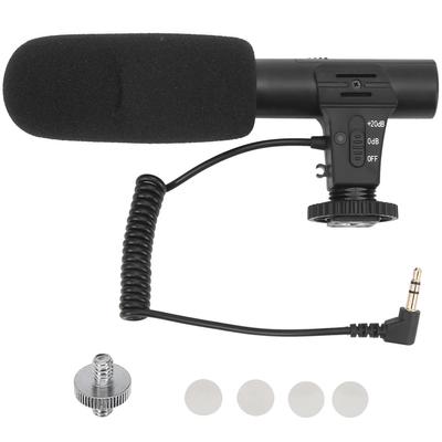 3,5-mm-Stereo-Kondensatormikrofon mit Hypernierencharakteristik, passend für die OSMO POCKET 2-Kamera