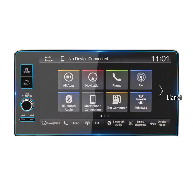 Tempered Glass Screen Protector for 25 Honda Civic Models' Center Console Navigation